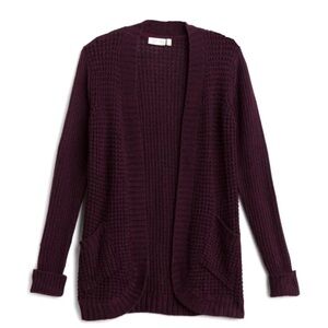 RD Style Montoya Dark Purple Open Cardigan